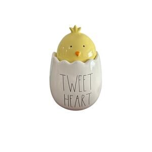 Rae Dunn Tweet Heart Canister Easter Candy Jar Cookie Jar